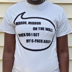 6-Pack Abs motivational T-shirts